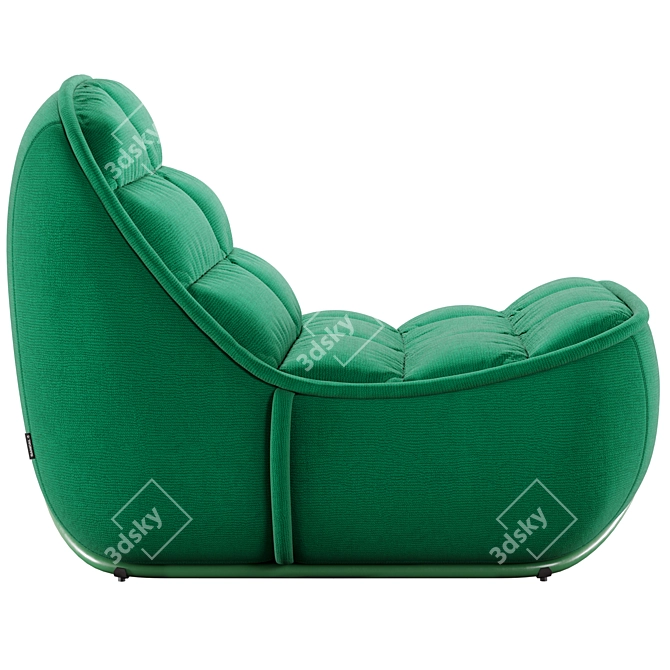 Stylish Sancal Vibe Lounge Chair 3D model image 4