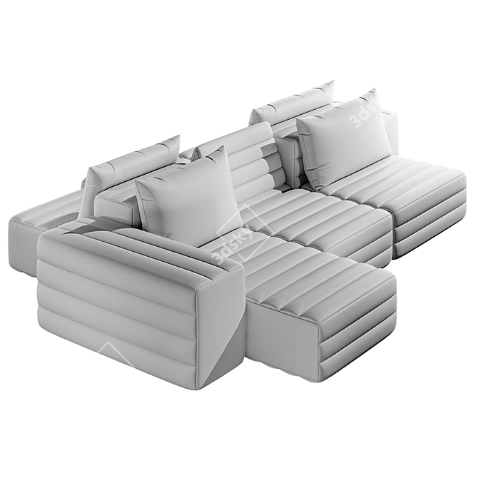 Adjustable Gervasoni-SAMET G Sofa 3D model image 3