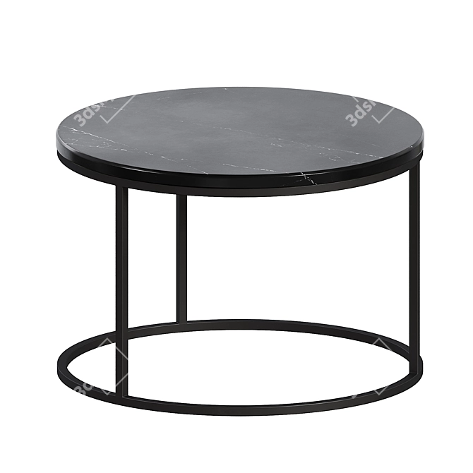 Modern Tango Coffee Table Set 3D model image 2