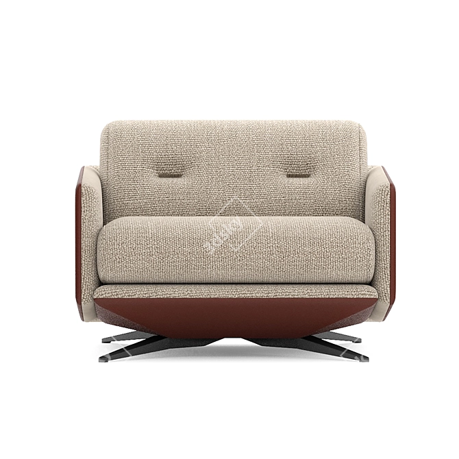 Luxury Insight Armchair by Luzaro 3D model image 4