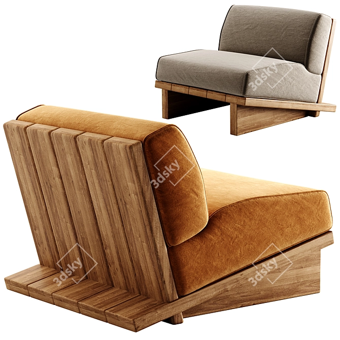  PURE Chair By Vical Home 3D model image 2