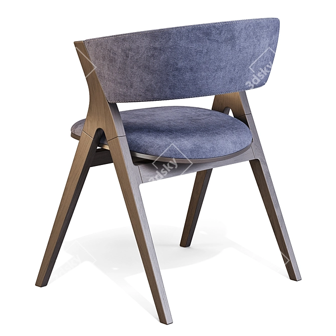 Dynamic Contemporary Remo Dining Chair 3D model image 4