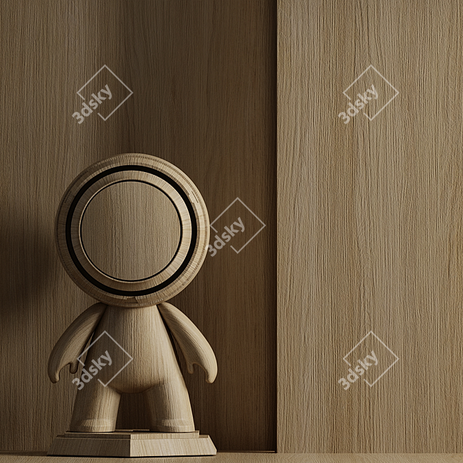 Rustic Wood Texture Pack 3D model image 3