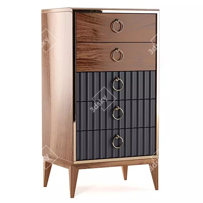 Title: NDesign Secret Chiffonier Vertical 3D model image 1