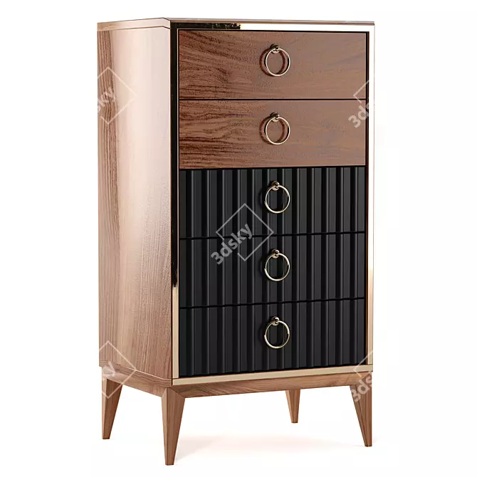 Title: NDesign Secret Chiffonier Vertical 3D model image 2