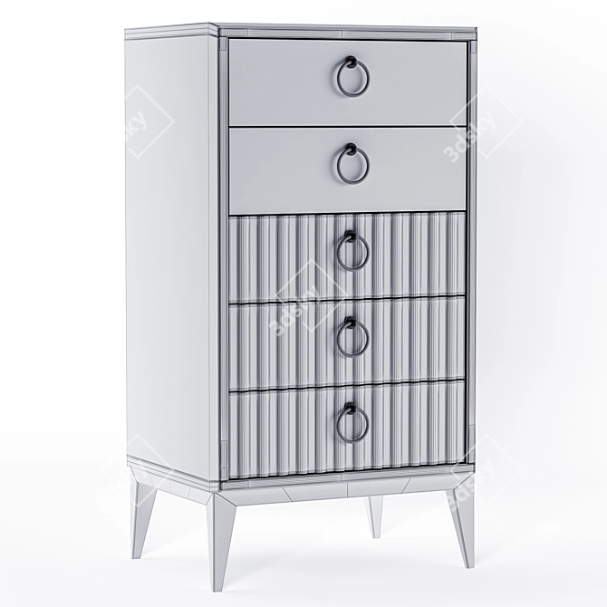 Title: NDesign Secret Chiffonier Vertical 3D model image 6