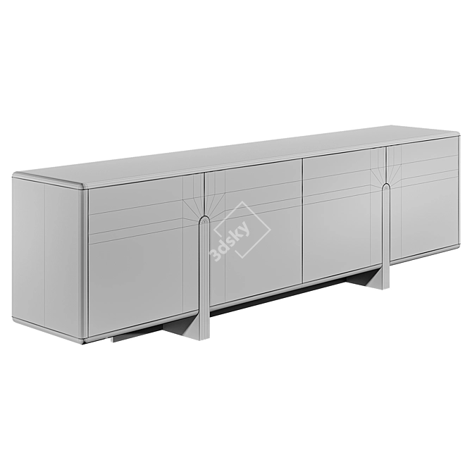 Elegant Roche Bobois PALATINE Sideboard 3D model image 3