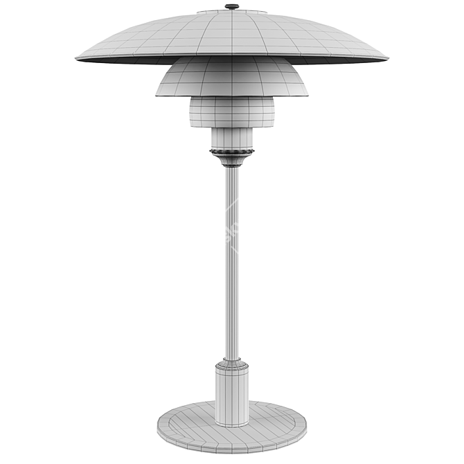 PH 3/2-2/2 Table Lamp Louis Poulsen 3D model image 4