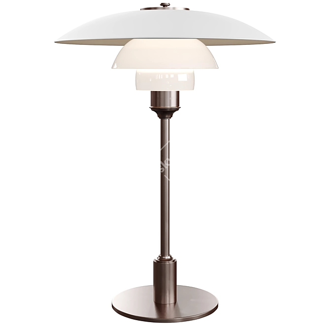 PH 3/2-2/2 Table Lamp Louis Poulsen 3D model image 5