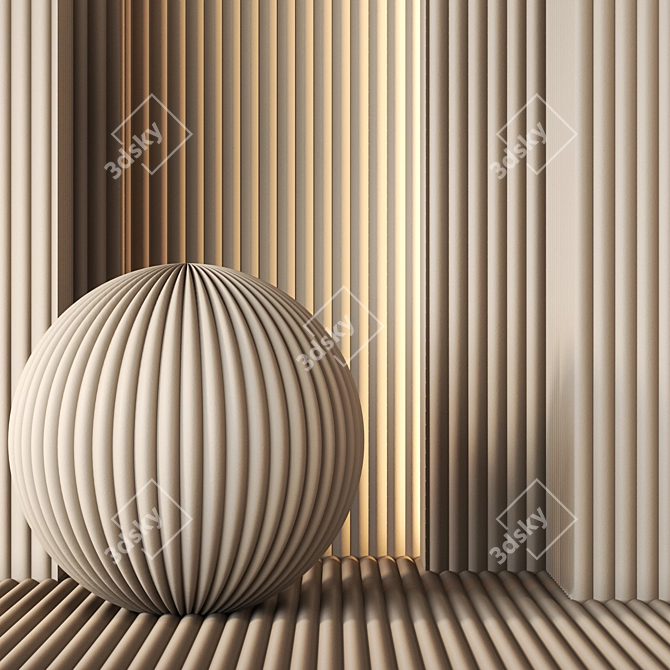 16M Color Plaster Wall Texture 3D model image 1