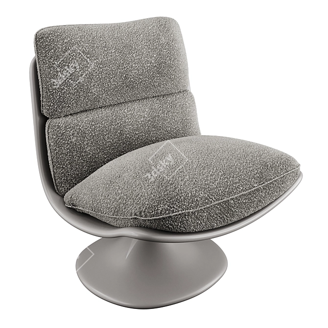 Sleek Minotti Pattie Armchair 3D model image 2