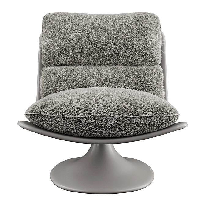 Sleek Minotti Pattie Armchair 3D model image 4