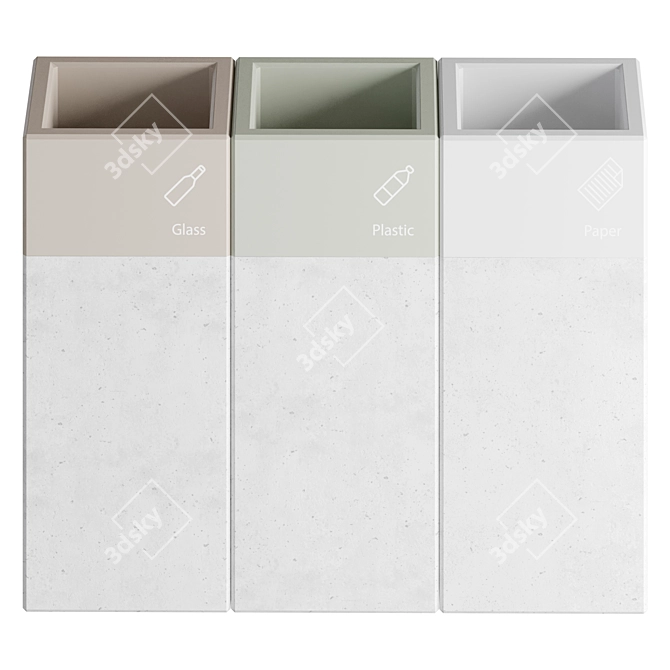  Dual Purpose Waste Bin 3D model image 2