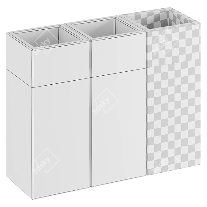  Dual Purpose Waste Bin 3D model image 3