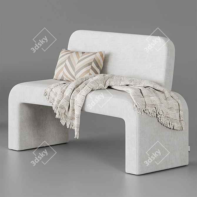 Rint Bucle Sofa: Versatile & Stylish 3D model image 14