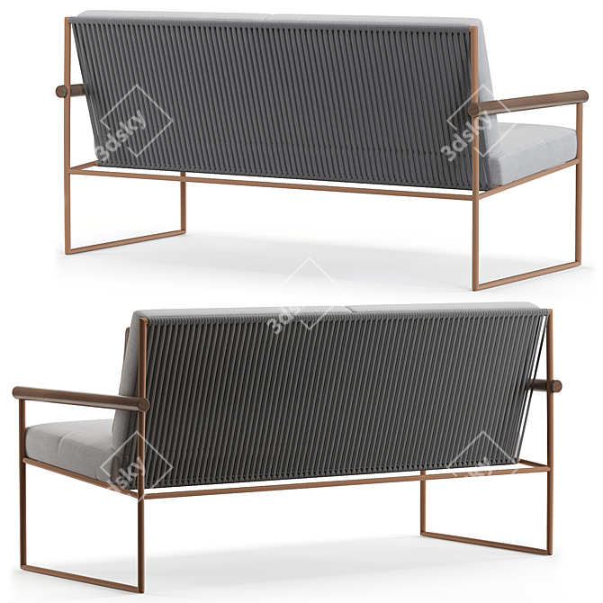 Elegant Atmosphera Sofa Design 3D model image 3