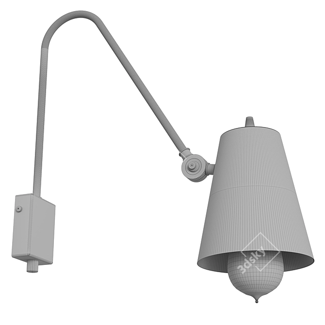 Sia Wall Bra Light Fixture 3D model image 2