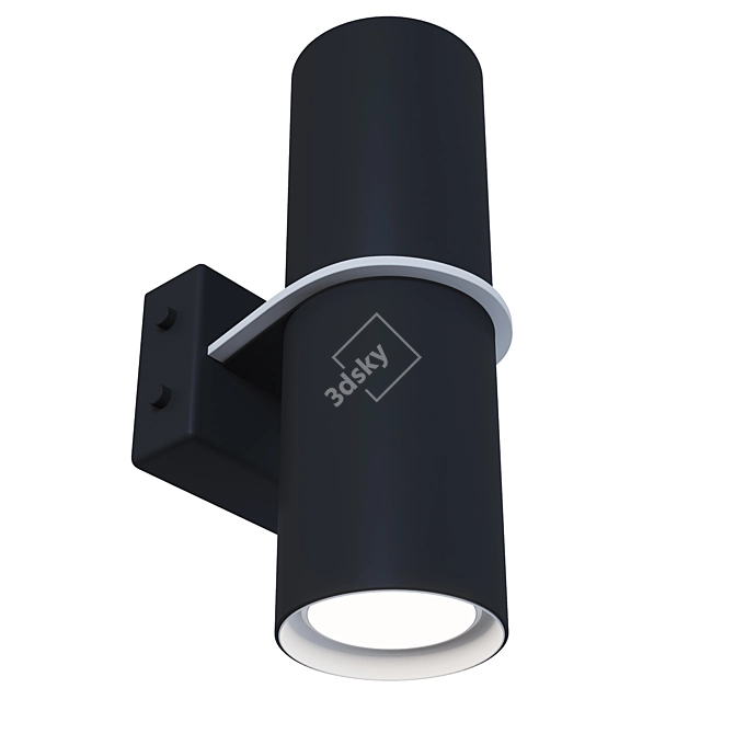 Elegant Wall Sconce Light Fixture 3D model image 4