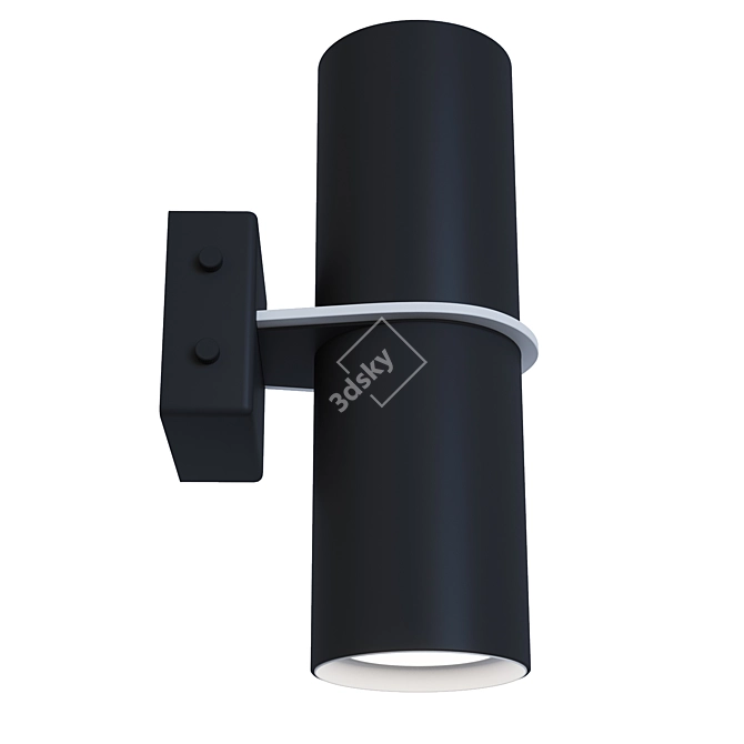 Elegant Wall Sconce Light Fixture 3D model image 5