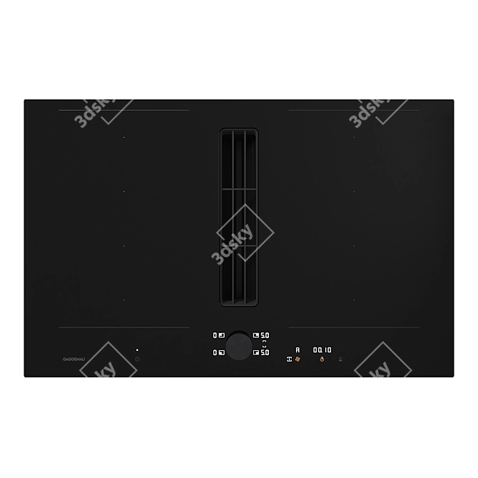 Gaggenau Flex Induction Cooktop 80cm 3D model image 1