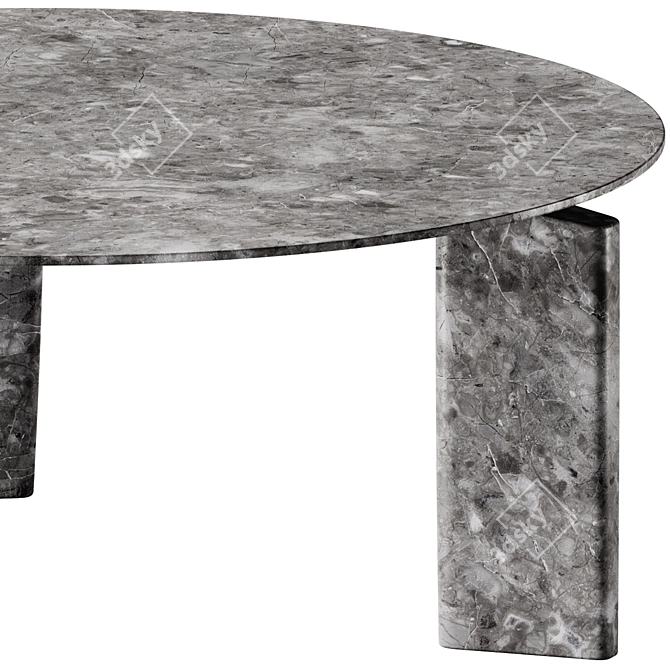 Exteta Giotto Marble Garden Table 3D model image 5