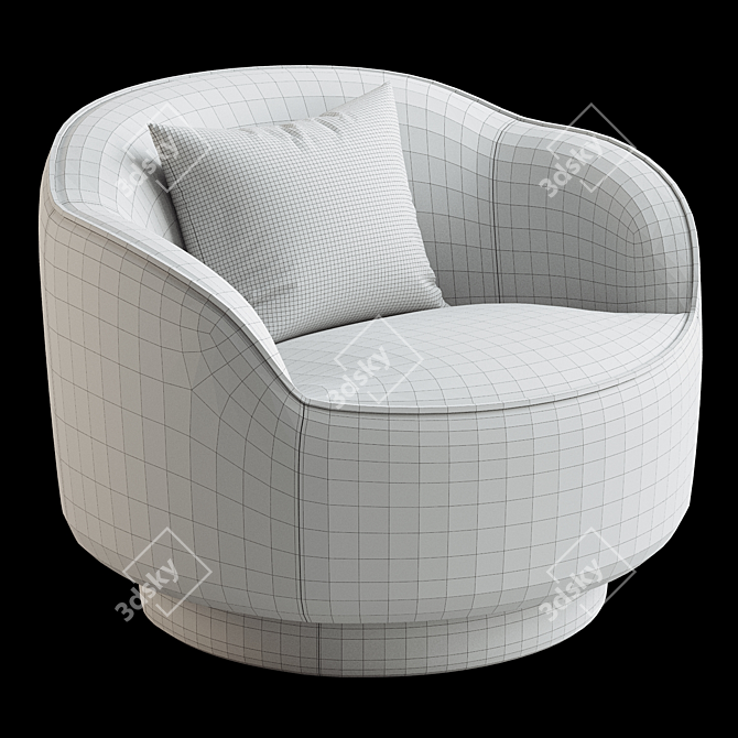 Mod Fern Swivel Chair 3D model image 5