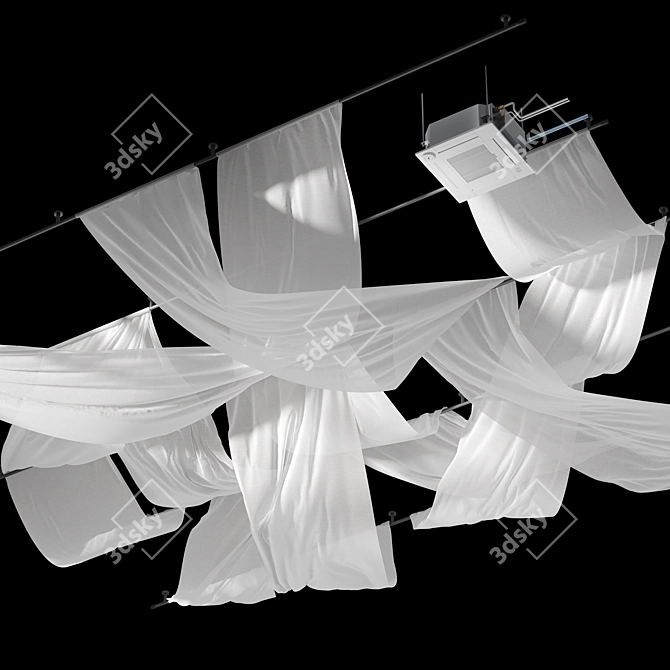 Sleek Ceiling Drapery Set

Translations of the description:
Ceiling drapery for decorating the ceilings of beauty salons, perg 3D model image 7