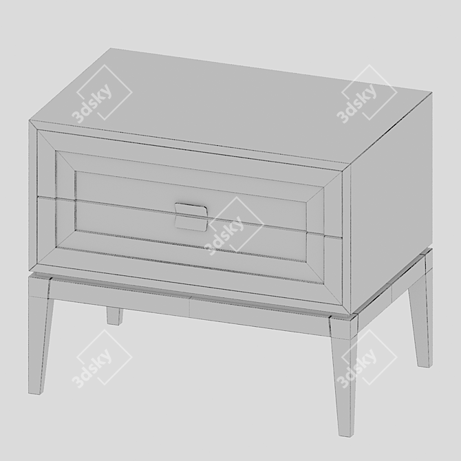 Stylish BUFFALO Nightstand 3D model image 3