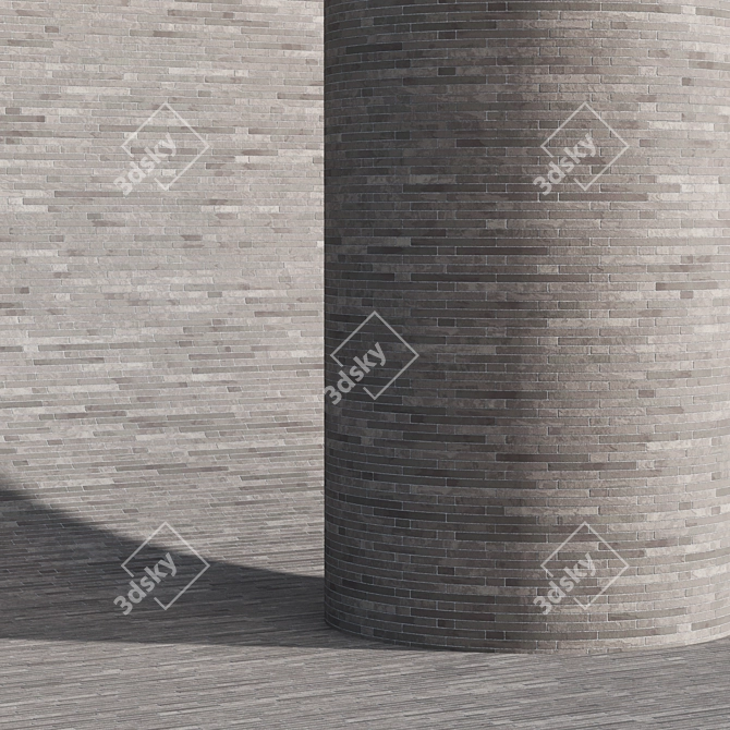 Modern Red Brick Cladding Kit 3D model image 6