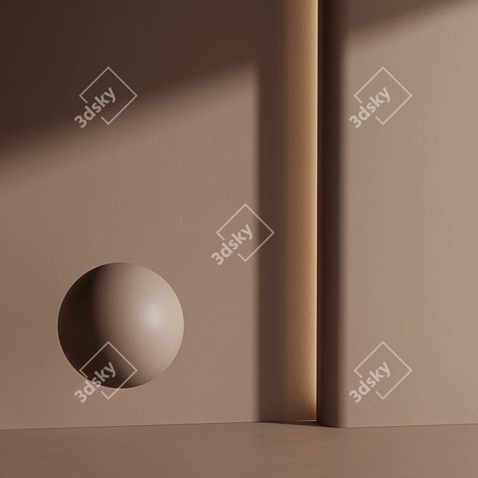 Modern Matte Wall Paint Set 3D model image 7