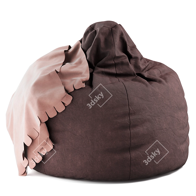 MAGNUM Beanbag in Timeless Design 3D model image 4