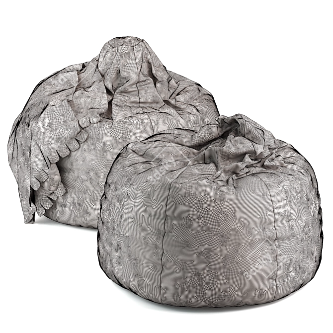 MAGNUM Beanbag in Timeless Design 3D model image 6