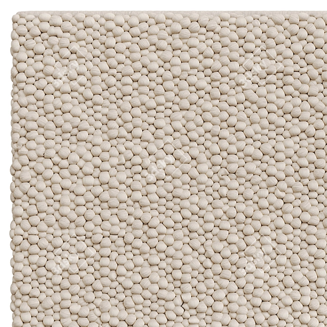 Handwoven Darika Area Rug 3D model image 3