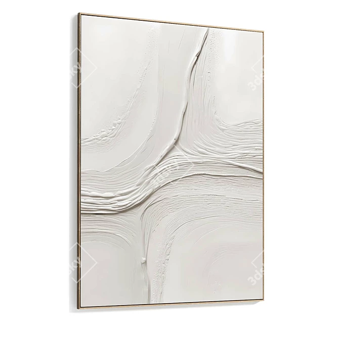 Dual Panel Plaster Frame 672 3D model image 5