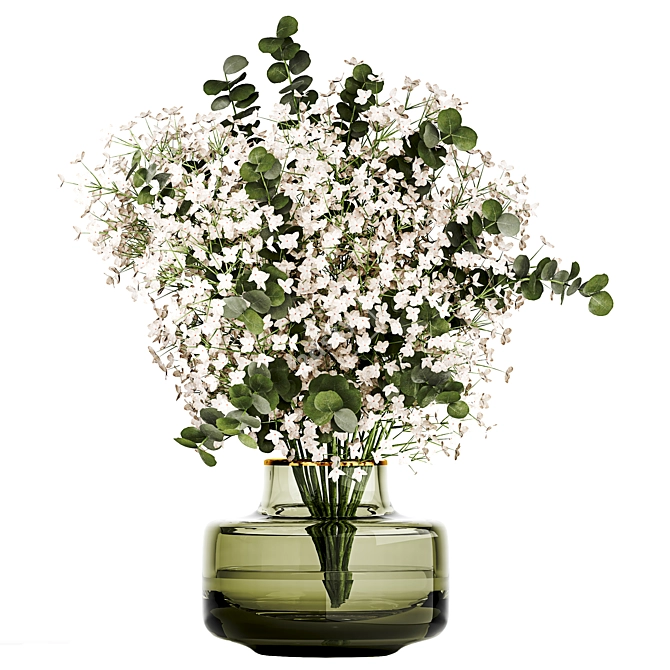 Detailed Bouquet Plant 3D Model 3D model image 1