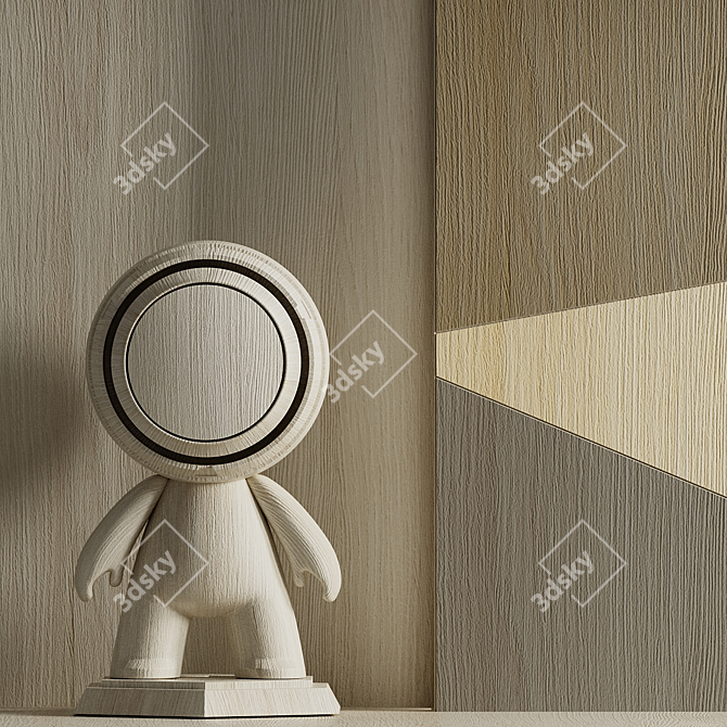 High-Resolution Wood Textures, 3D Models 3D model image 1