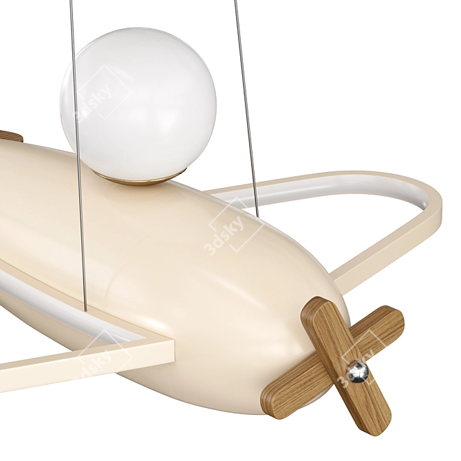 Aircraft Pendant Lamp Dekorfine: Aviator's Dream 3D model image 3