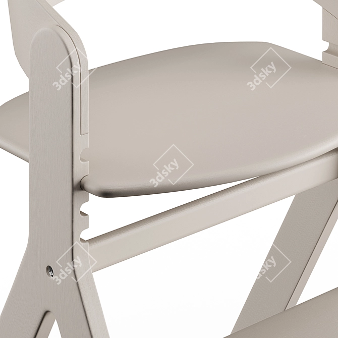 Little Chairman Adjustable High Chair 3D model image 5