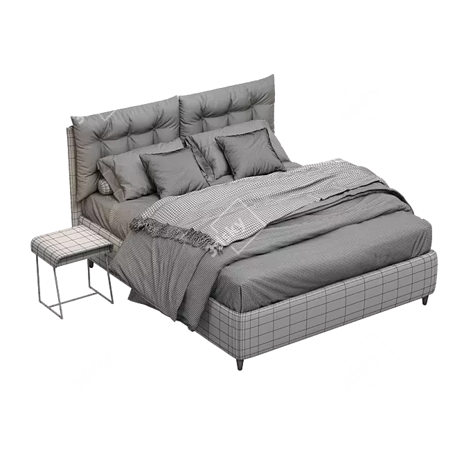 Perdormire Lucky Star Bed Set 3D model image 6