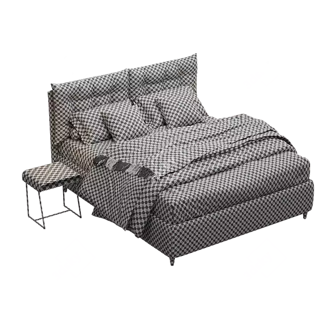 Perdormire Lucky Star Bed Set 3D model image 7