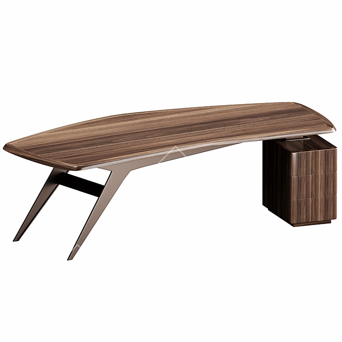 Sleek and Modern Dining Table 3D model image 2