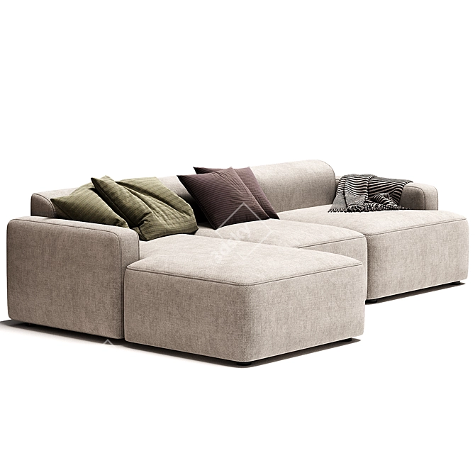 Melva Pana Corner Sofa 4-Plazas 3D model image 2