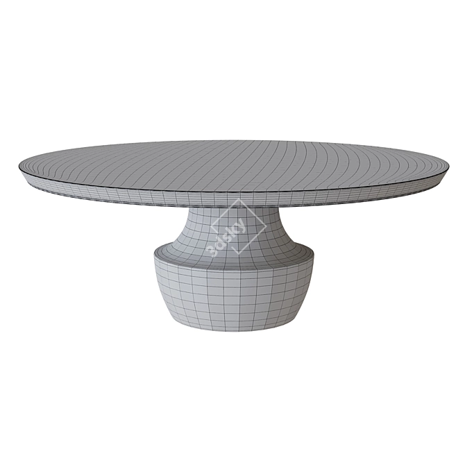 Luxury Chalice Dining Table 3D model image 3