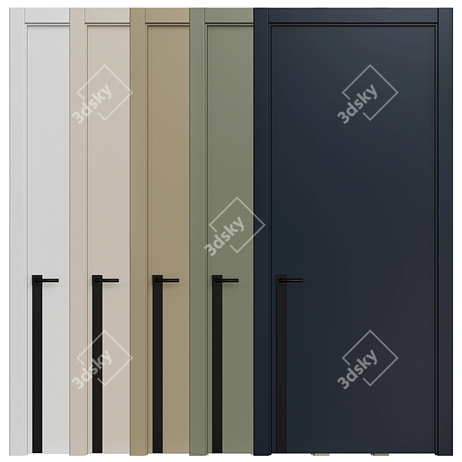 3D Model Interior Door 255 3D model image 2