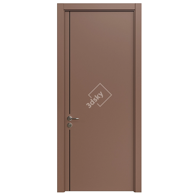 Interior Doors 3D Model Set 3D model image 3