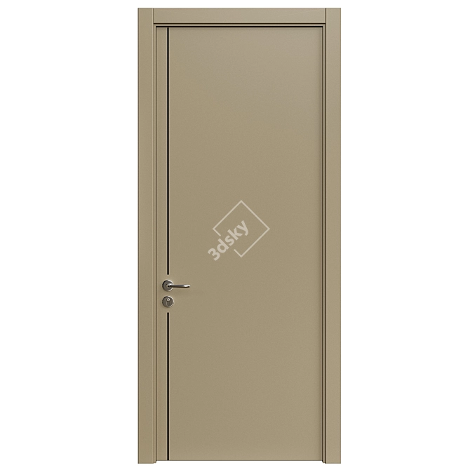 Interior Doors 3D Model Set 3D model image 4