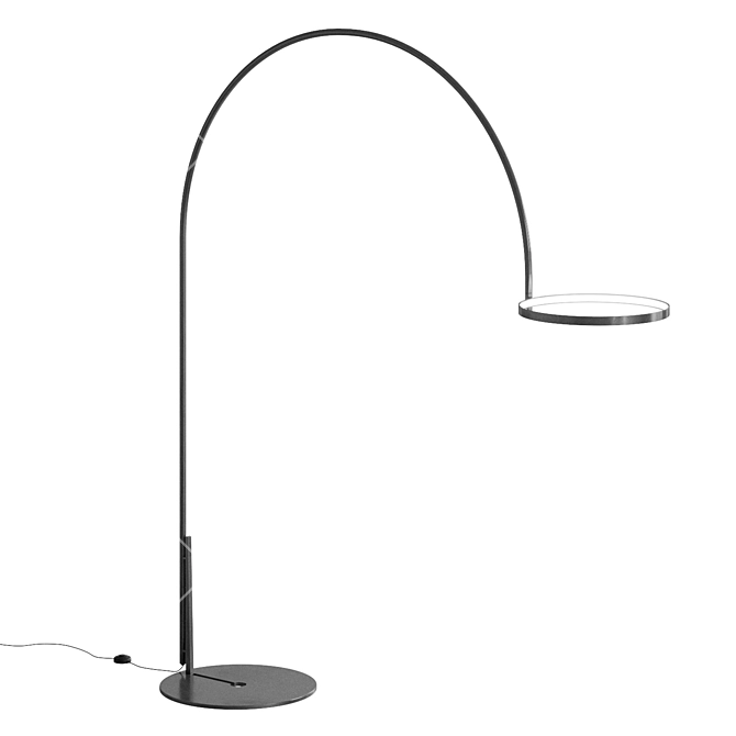 Modern Metal ARX Floor Lamp 3D model image 5