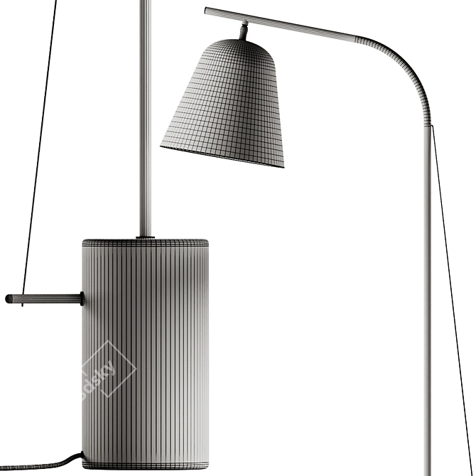 NORR11 Line Aluminum Floor Lamp 3D model image 7