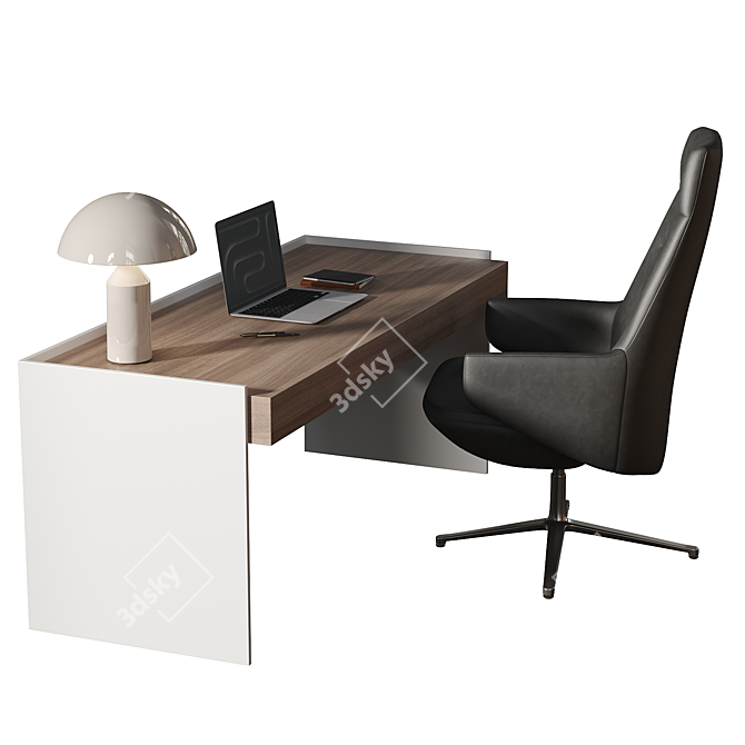 Modern Office Furniture Set 2014 3D model image 3