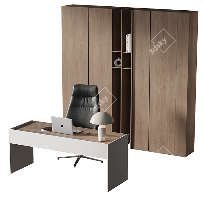 Modern Office Furniture Set 2014 3D model image 4